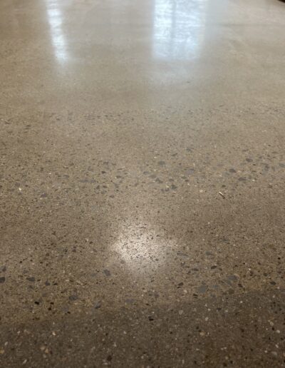 View of a spotless, clean floor with a shiny surface